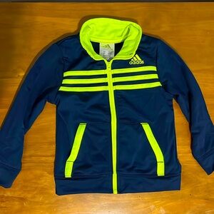 Adidas 2T blue and yellow jacket